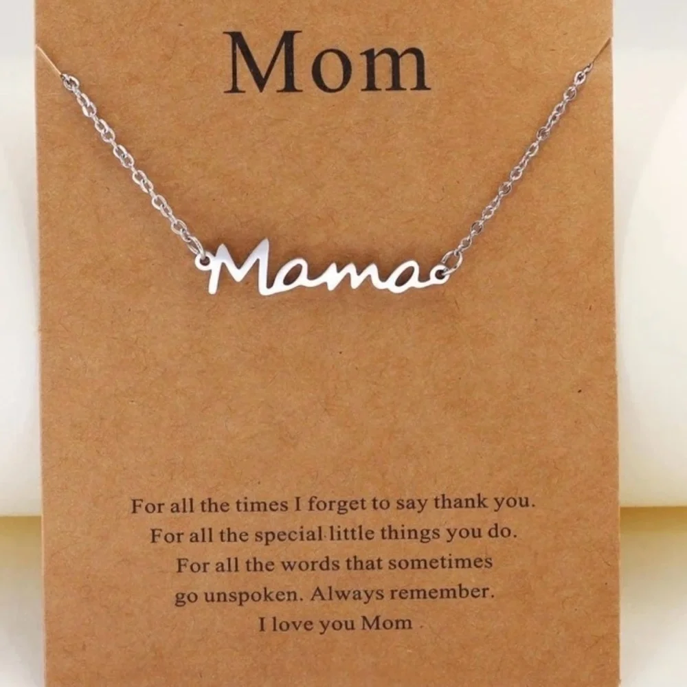 Silver Mama Necklace. New. - Picture 1 of 6